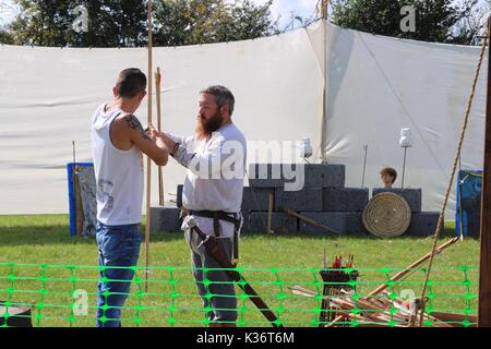 Orsett, Essex, Großbritannien - 2 May 2017 - Essex, orsett Land zeigen im Bild. Credit: Darren attersley./alamy leben Nachrichten Stockfoto