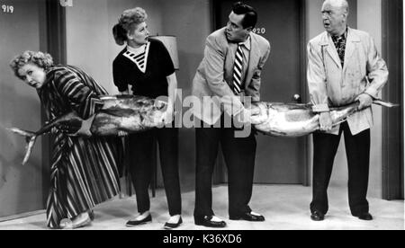 ICH LIEBE LUCY VIVIAN VANCE, LUCILLE BALL, DESI ARNAZ, WILLIAM FRAWLEY, ICH LIEBE LUCY Stockfoto