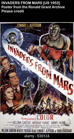 INVADERS FROM MARS Datum: 1953 Stockfoto