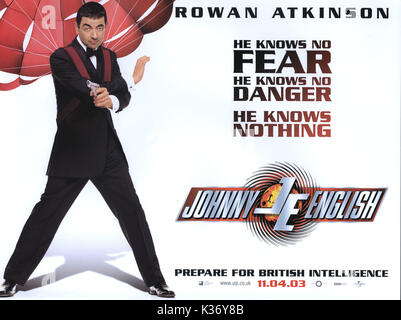 JOHNNY ENGLISH Rowan Atkinson Datum: 2003 Stockfoto