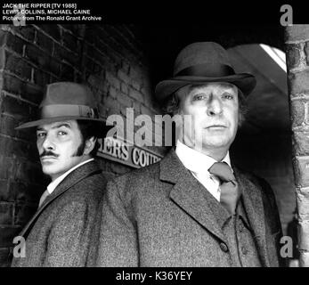 JACK THE RIPPER Lewis Collins, Michael Caine Stockfoto