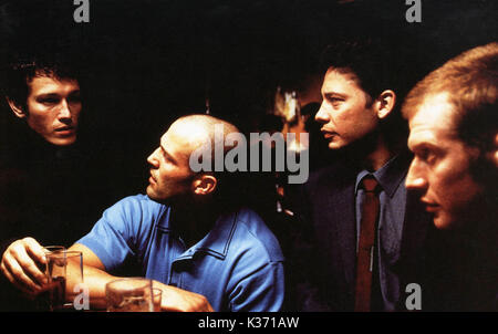 LOCK, STOCK UND ZWEI RAUCHEN BARREL L-R, NICK MORAN, Jason Statham, DEXTER FLETCHER, Jason Flemyng Stockfoto