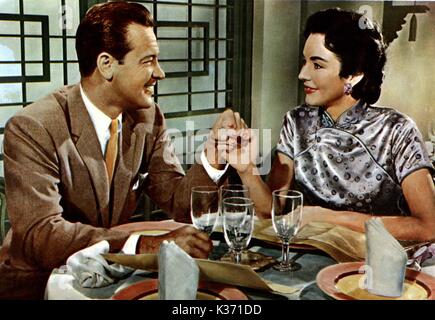 Liebe ist eine Viele-splendoured Sache, William Holden, Jennifer Jones Datum: 1955 Stockfoto