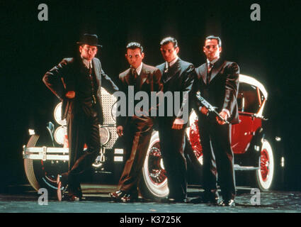 MOBSTERS (US 1991) UNIVERSAL PICTURES Costas Mandylor, wie Frank Costello, CHRISTIAN SLATER als 'Lucky' Luciano, Patrick Dempsey, wie Meyer Lansky, RICHARD GRIECO als Bugsy Siegel Datum: 1991 Stockfoto