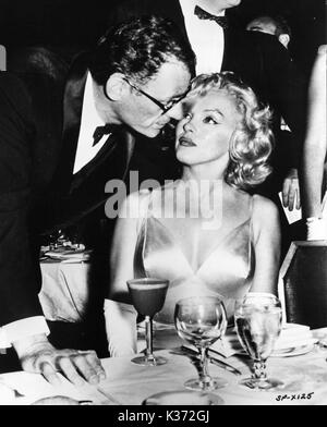 MARILYN MONROE mit ihrem dritten Ehemann, Arthur Miller Stockfoto