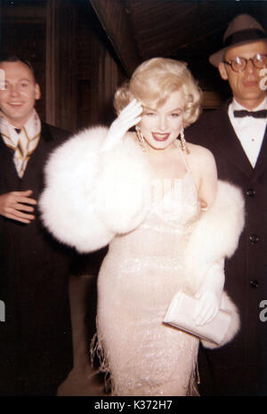 MARILYN MONROE mit ihrem dritten Ehemann, Arthur Miller Stockfoto