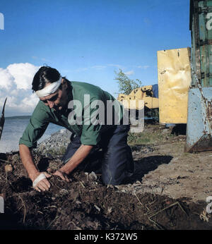 Der Mann ohne Vergangenheit Mies vailla menneisyytta - original Sprache Titel MARKKU PELTOLA EIN SPUTNIK OY PRODUKTION Datum: 2002 Stockfoto