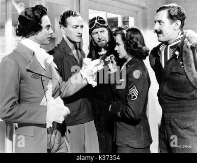 Eine FRAGE VON LEBEN UND TOD L-R, MARIUS GORING, David Niven, ROGER LIVESEY, Kim Hunter, ROBERT COOTE Stockfoto