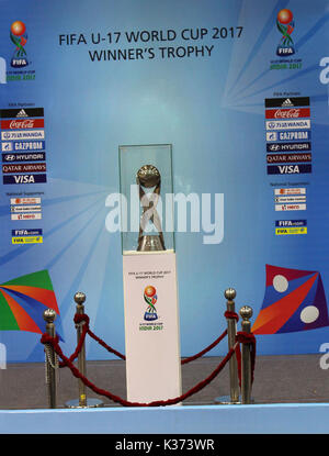 Kolkata, Indien. 01 Sep, 2017. Eröffnungsfeier unter 17 FIFA WM-Pokal am 01 September, 2017 in Kalkutta in Indien. Credit: Sanjay Purkait/Pacific Press/Alamy leben Nachrichten Stockfoto