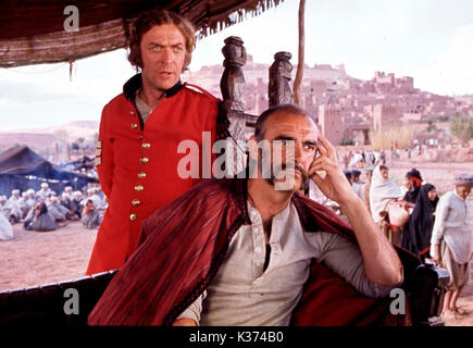 Der Mann, der König sein würde, Michael Caine, SEAN CONNERY Datum: 1975 Stockfoto