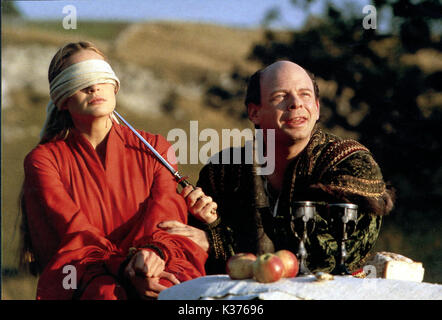 THE PRINCESS BRIDE Robin Wright Penn und Wallace Shawn Datum: 1987 Stockfoto