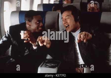 RUSH HOUR CHRIS TUCKER, Jackie Chan Datum: 1998 Stockfoto