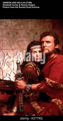 SAMSON UND DELILAH ELIZABETH HURLEY, Dennis Hopper Stockfoto