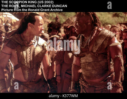 Der SCORPION KING MICHAEL CLARKE DUNCAN Datum: 2002 Stockfoto