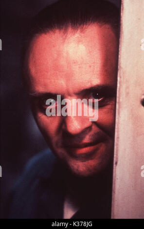 Das Schweigen der Lämmer Anthony Hopkins als Hannibal Lecter Stockfoto