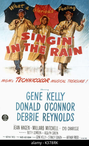 SINGIN' IN THE RAIN POSTER VON DER RONALD GRANT ARCHIV Stockfoto