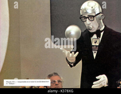 Schläfer WOODY ALLEN Datum: 1973 Stockfoto
