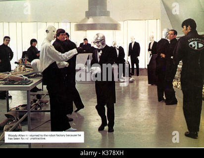 Schläfer WOODY ALLEN Datum: 1973 Stockfoto