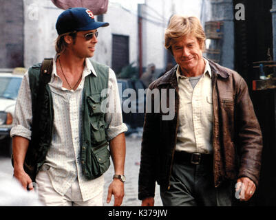 SPY GAME BRAD PITT, Robert Redford Datum: 2001 Stockfoto