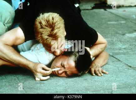 STAND BY ME COLUMBIA PICTURES KEIFFER SUTHERLAND, RIVER PHOENIX Datum: 1986 Stockfoto