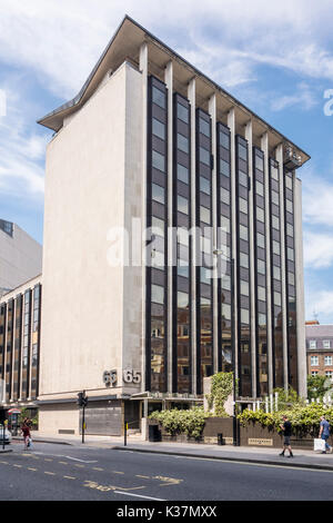 65 Holborn Viadukt. 1960 modernistischen hohes Bürogebäude in der Innenstadt von London, Großbritannien Stockfoto