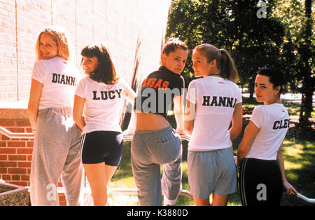 SUGAR & SPICE VON LINKS NACH RECHTS MARLEY SHELTON, SARA MARSH, MENA SUVARI, RACHEL BLANCHARD UND MELISSA GEORGE – FILMVERÖFFENTLICHUNG AUS NEW LINE CINEMA Datum: 2001 Stockfoto