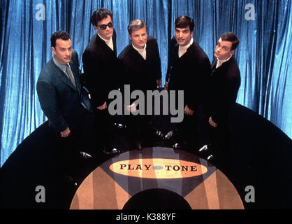 Die SACHE, DIE SIE TUN COPYRIGHT: Twentieth Century Fox L-R, Tom Hanks, Tom Everett Scott, STEVE ZAHN, JOHNATHON SCHAECH, ETHAN EMBRY Datum: 1996 Stockfoto
