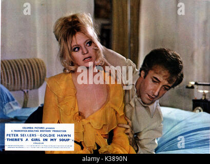 Es IST EIN MÄDCHEN IN MEINER SUPPE [USA 1970] Goldie Hawn und Peter Sellers WASSERBETT EIN COLUMBIA FILM Datum: 1970 Stockfoto