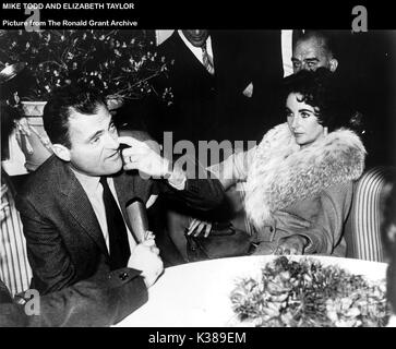 MIKE TODD, Elizabeth Taylor Stockfoto