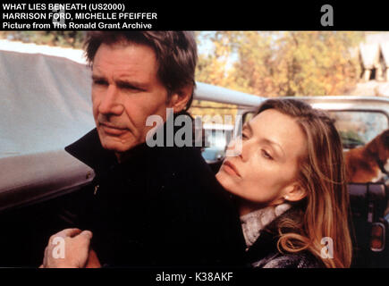 Was LIEGT UNTER HARRISON Ford, Michelle Pfeiffer Datum: 2000 Stockfoto