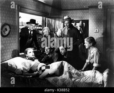 Der Zauberer von Oz MGM top l-r: FRANK MORGAN, CHARLES GRAPEWIN, BERT LAHR unten l-r: Judy Garland, RAY BOLGER, JACK HALEY, CLARA BLANDICK Stockfoto