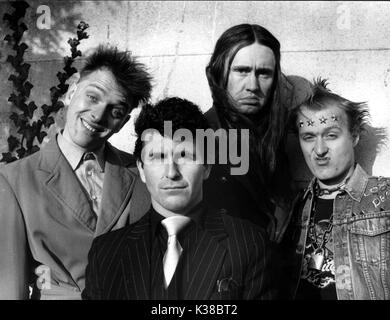 Die jungen Rik Mayall, Christopher Ryan, NIGEL PLANER, ADRIAN EDMONDSON Stockfoto