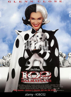 102 Dalmatiner Glenn Close als Cruella De Vil Datum: 2000 Stockfoto