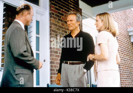 ABSOLUTE POWER ED HARRIS, CLINT EASTWOOD UND LAURA LINNEY ABSOLUTE POWER ED HARRIS, CLINT EASTWOOD UND LAURA LINNEY VERÖFFENTLICHUNG VON COLUMBIA PICTURES CORPORATION UND CASTLE ROCK ENTERTAINMENT Datum: 1997 Stockfoto