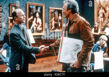 ABSOLUTE POWER ED HARRIS UND CLINT EASTWOOD VERÖFFENTLICHUNG VON COLUMBIA PICTURES CORPORATION UND CASTLE ROCK ENTERTAINMENT ABSOLUTE POWER ED HARRIS UND CLINT EASTWOOD Datum: 1997 Stockfoto