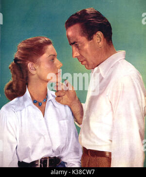 EHEMANN UND EHEFRAU LAUREN BACALL UND HUMPHREY BOGART COLOUR EHEMANN UND EHEFRAU LAUREN BACALL UND HUMPHREY BOGART COLOUR Stockfoto