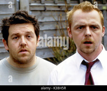 SHAUN DER TOTEN NICK FROST SIMON PEGG Datum: 2004 Stockfoto