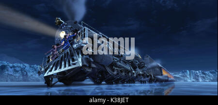 Der POLAR EXPRESS Datum: 2004 Stockfoto