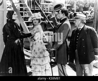 SHOW BOAT EMILY FITZROY, LAURA LA PLANTE, JOSEPH SCHILDKRAUT, OTIS HARLAN Stockfoto