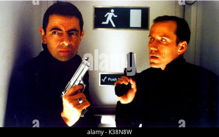 JOHNNY ENGLISH Rowan Atkinson, BEN MILLER Datum: 2003 Stockfoto