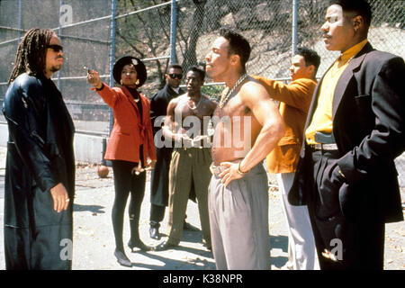 NEW JACK CITY ICE-T, [?]. [?], WESLEY SNIPES, allen Payne, Christopher Williams, BILL NUNN Stockfoto