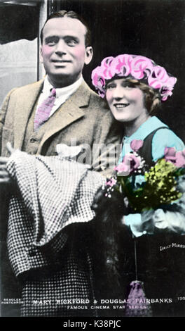 DOUGLAS Fairbanks, Mary Pickford Stockfoto