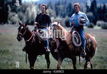 Der PFERDEFLÜSTERER KRISTEN SCOTT THOMAS, Robert Redford Datum: 1998 Stockfoto