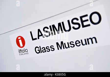 Iittala Glas Museum und Fabrik, iitala, Finnland Stockfoto