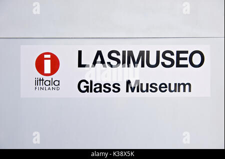 Iittala Glas Museum und Fabrik, iitala, Finnland Stockfoto