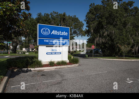 Allstate Versicherung Agentur Leesburg, Florida USA Stockfoto