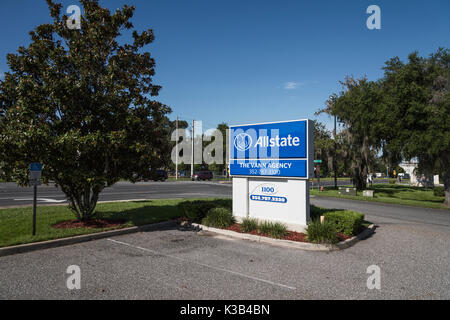 Allstate Versicherung Agentur Leesburg, Florida USA Stockfoto