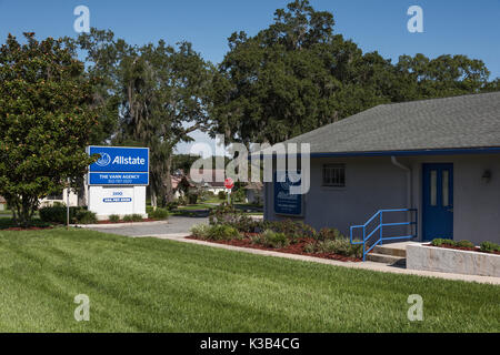 Allstate Versicherung Agentur Leesburg, Florida USA Stockfoto