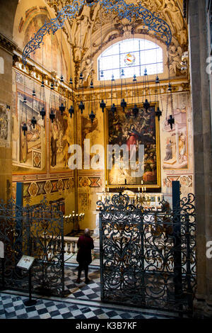 Capella rucellai in der Kirche Santa Maria Novella in Florenz Italien Stockfoto