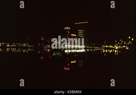 Saudi-arabien Geschäfts- und Stadt am Roten Meer, Jeddah. Stockfoto